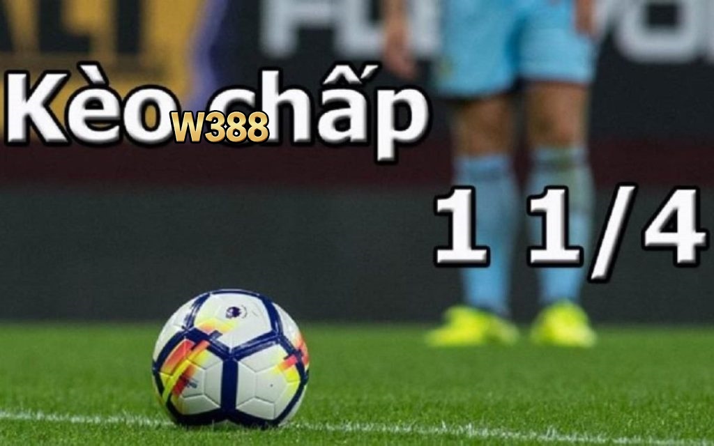 Khi nào nên đặt cược kèo chấp 2 1/4 W388 ?